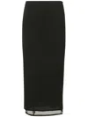 Fabiana Filippi Pleated Skirt In Black
