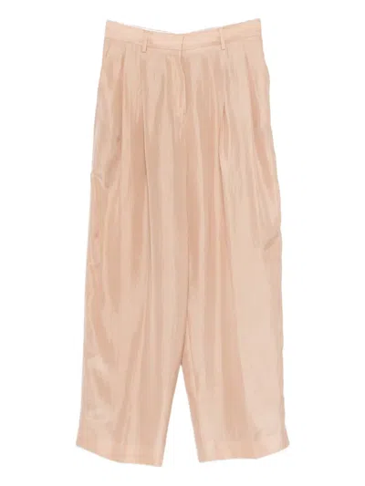 Fabiana Filippi Pleated Trousers In Pink