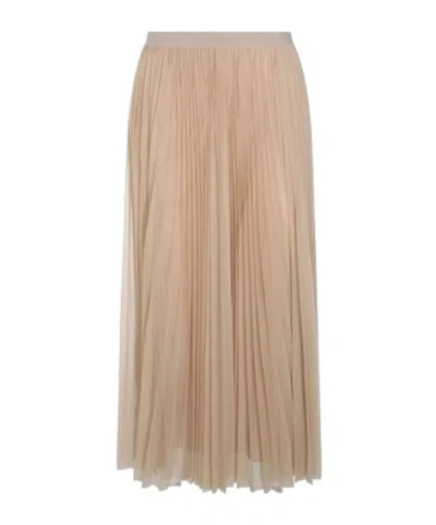 Fabiana Filippi Pleated Tulle Skirt In White
