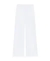 Fabiana Filippi Wide-leg Pants With Fluid Silhouette In White