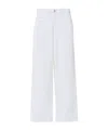 Fabiana Filippi Wide-leg Pants With Fluid Silhouette In White