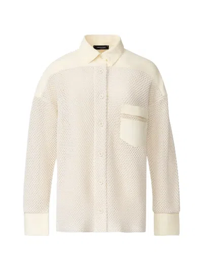 Fabiana Filippi Pocket Knitted Shirt In Neutral