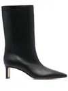 Fabiana Filippi High Heel Knee-length Pointed Toe Boots In Black