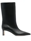Fabiana Filippi High Heel Knee-length Pointed Toe Boots In Black