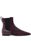 Fabiana Filippi Flat Ankle Boots  Woman In Violet