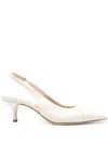 Fabiana Filippi Pointed Toe Slingback Shoes In Pattern