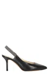 Fabiana Filippi Leather Slingback Pumps In Black