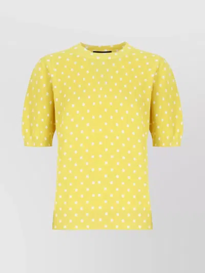 FABIANA FILIPPI POLKA DOT CREWNECK KNITWEAR