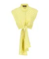 Fabiana Filippi Polka Dot Printed Shirt In Yellow