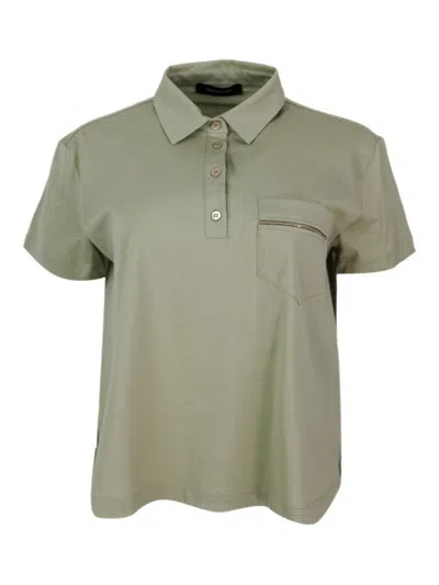 Fabiana Filippi Polo - Marrón Claro In Green