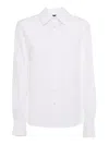 Fabiana Filippi Poplin Basic Shirt With Filo Diamante In White