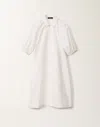 Fabiana Filippi Poplin Midi Dress In White