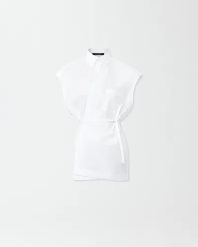 Fabiana Filippi Poplin Shirt In Optical White