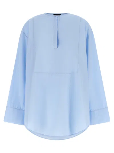 Fabiana Filippi Poplin Shirt Shirt And Blouse Light Blue