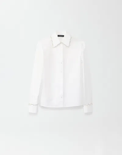 Fabiana Filippi Poplin Shirt In White