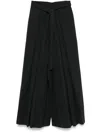 Fabiana Filippi Poplin Trousers In Black