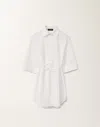 Fabiana Filippi Poplin Tunic In White