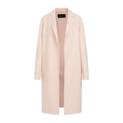 Fabiana Filippi Powder Pink Merino Wool Coat