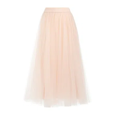 Fabiana Filippi Powder Pink Tulle Skirt