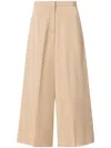 Fabiana Filippi Pressed-crease Palazzo Pants In Neutrals