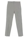 Fabiana Filippi Pressed-crease Trousers In Gray