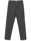 Fabiana Filippi Prince Of Wales-check Trousers In Grey