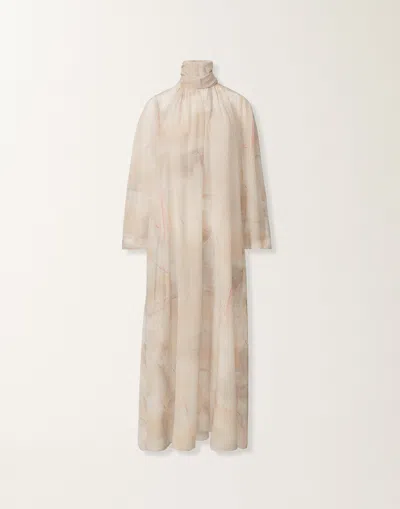 Fabiana Filippi Printed Crepe De Chine Dress