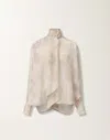 Fabiana Filippi Printed Crepe De Chine Top