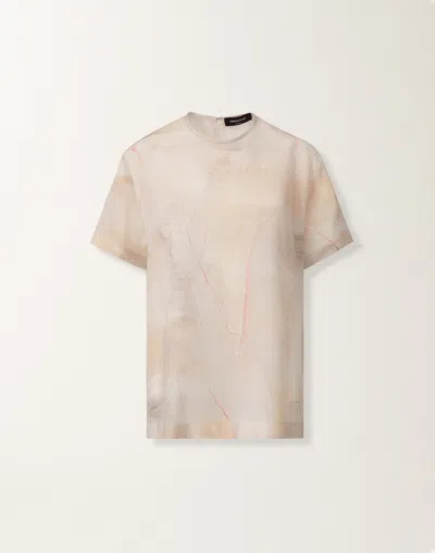 Fabiana Filippi Printed Crepe De Chine Top