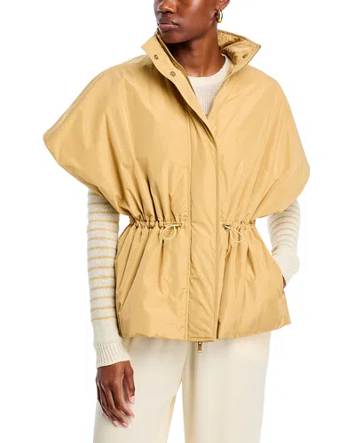 Fabiana Filippi Puffy Cap Sleeve Jacket In Gold