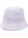 Fabiana Filippi Quilted Bucket Hat In Purple