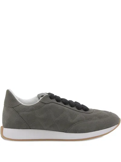 FABIANA FILIPPI QUILTED SUEDE SNEAKERS