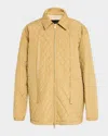 Fabiana Filippi Quilted Zip-front Taffeta Jacket In Oro