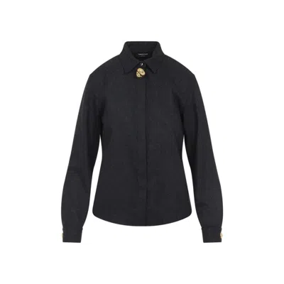 Fabiana Filippi Button-detailed Patch-pocket Cardigan In Black