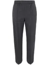 Fabiana Filippi Regular Tailored Trousers In Grey