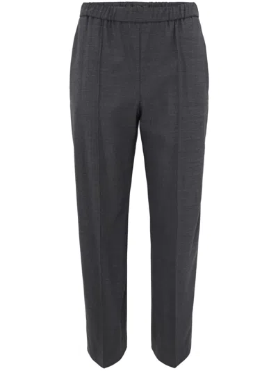 Fabiana Filippi Regular Tailored Trousers In Grey
