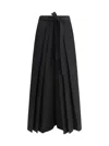 Fabiana Filippi Wide Range Of Trousers In Nero