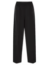 Fabiana Filippi Relaxed Fit Straight Trousers In Black