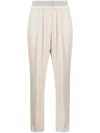 Fabiana Filippi Tailored Ankle Length Trousers In White