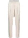 Fabiana Filippi Tailored Ankle Length Trousers In White