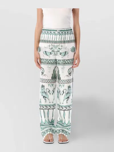 Fabiana Filippi Relaxed Fit Trousers Featuring Printed Design In Multicolor