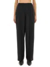 Fabiana Filippi Relaxed High-waisted Wide-leg Pants In Black