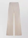 Fabiana Filippi Relaxed Wide Leg Trousers For Everyday Wear In Neutral