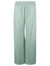 Fabiana Filippi Relaxed Wide-leg Trousers With Elasticated Waistband In Gray