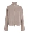 Fabiana Filippi Bi Stretch Wool Blend Reversible Jacket In Neutral