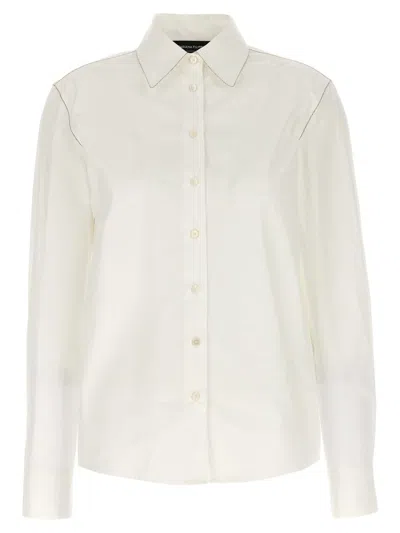 Fabiana Filippi White Rhinestone Detail Shirt