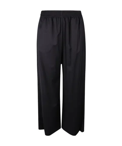 Fabiana Filippi Rib Straight Pants In Black