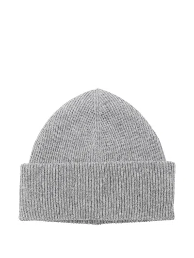 Fabiana Filippi Ribbed Knit Sequin Embellished Hat In Roccia