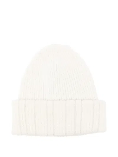 Fabiana Filippi Ribbed-knit Beanie In Neutral