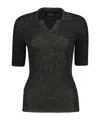 Fabiana Filippi Ribbed Knit Polo Shirt